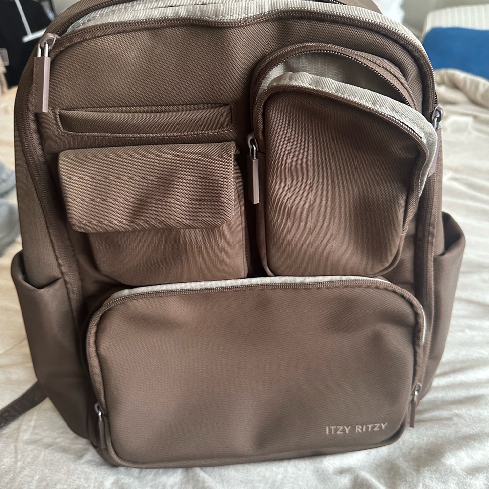 Itzy Ritzy Tan Backpack for Men